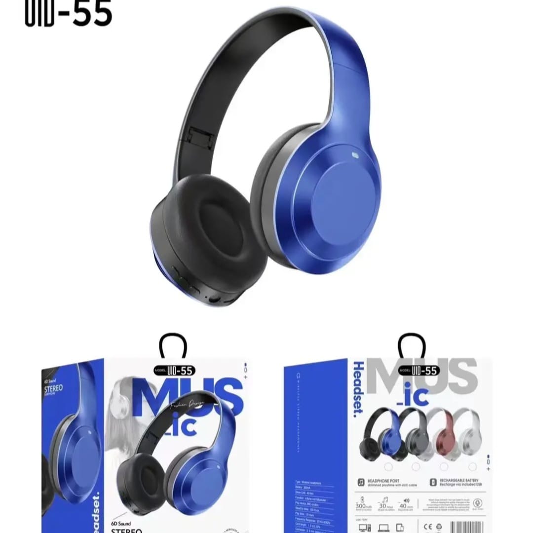 Audífonos Bluetooth Inalambrico Mus_sic vid-50