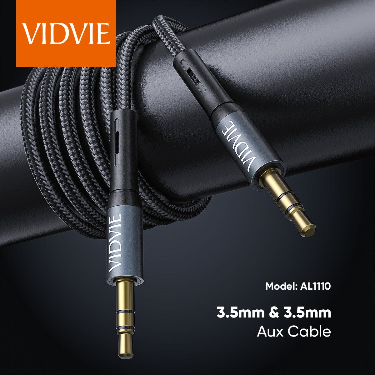 Cable auxiliar de audio AL1110 de 3,5 mm